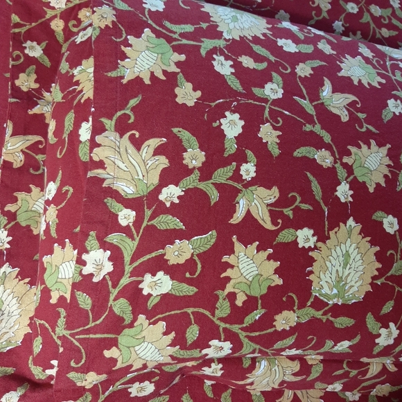 Pottery Barn full/queen COLLETTE DUVET with shams like new linen cotton - Picture 2 of 13